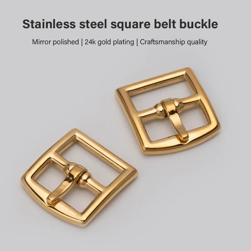 Stainless Steel Tri-Glide Belt Buckle for Leather Craft|WUTA
