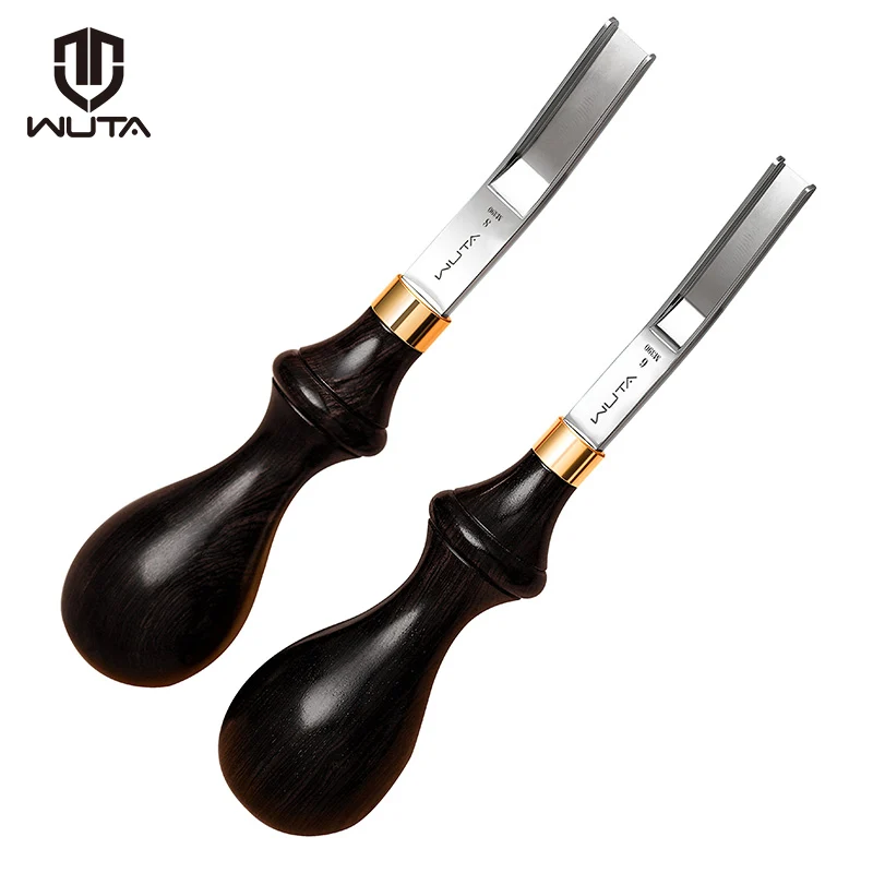 M390/DC53 Die Steel French Edger Skiver Edge Beveler Leather Skiving Thinning Tool | WUTA