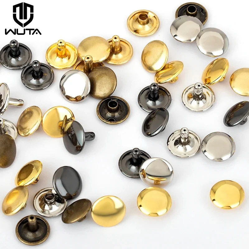 100% Brass Leather Rivet Double Cap Rivet 100set | WUTA