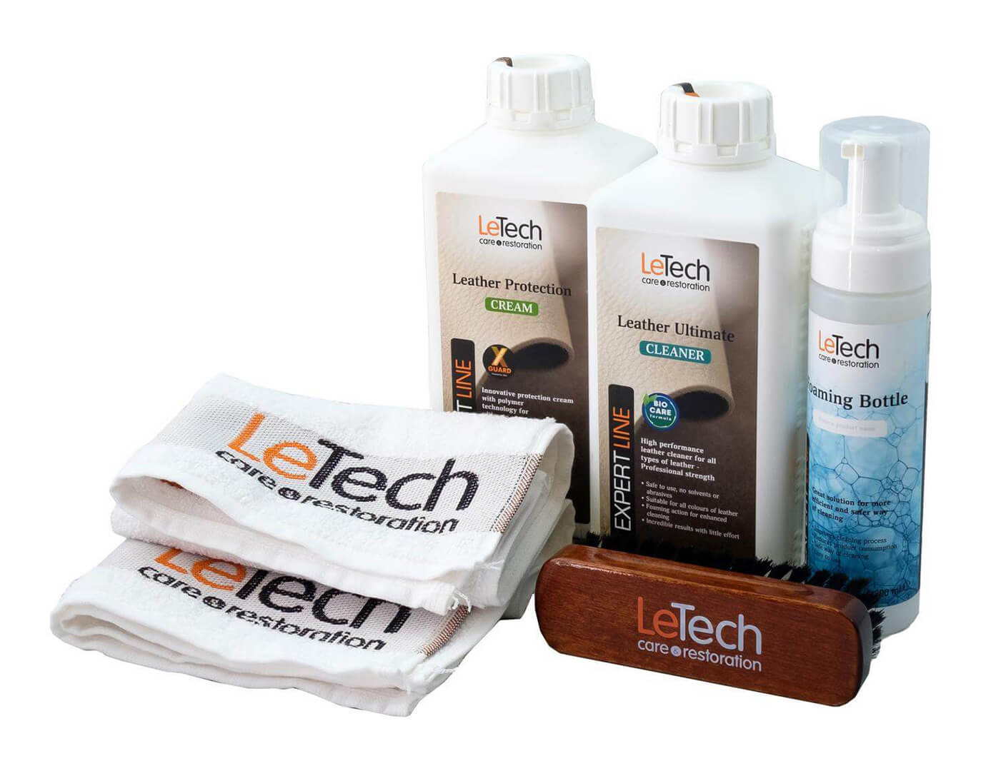 Сборный набор для ухода за кожей Leather Care Combo (без коробки)