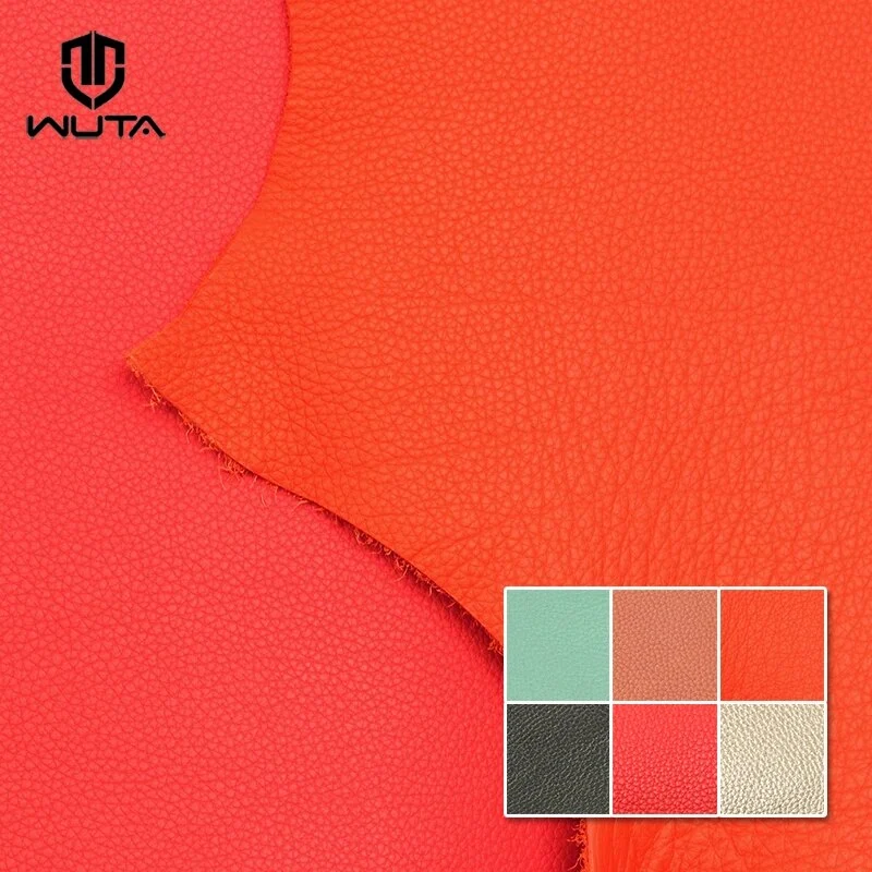1 Square Feet Irregular Spain Imported Clemence Cowhide Leather Pre-cut Leather | WUTA