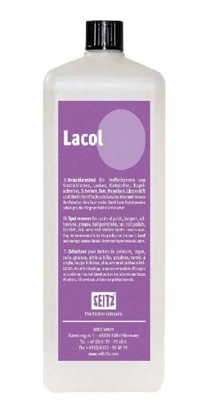 LACOL – Stain Remover for Paint, Lacquer, Oil, Adhesive Stains SEITZ
