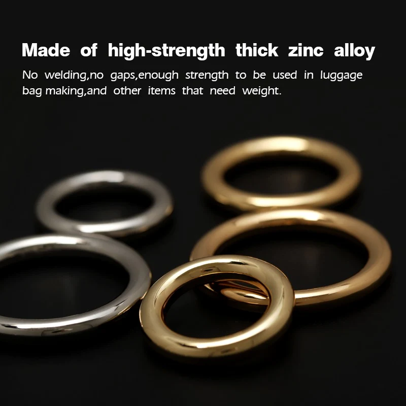 10Pcs New Heavy Duty Metal O Rings Round Jump Ring | WUTA