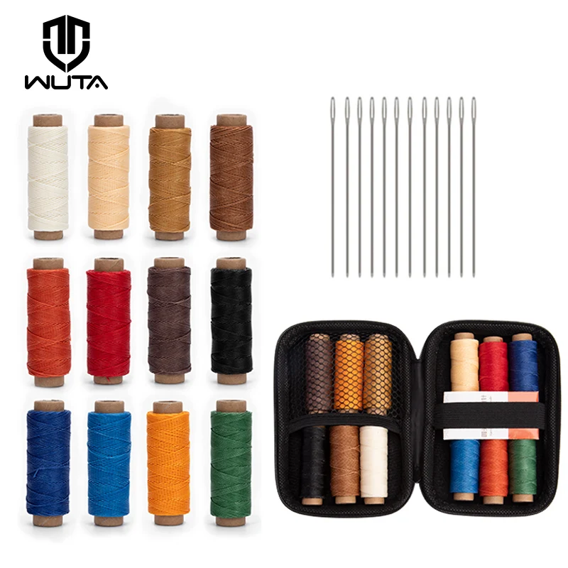 Round Waxed Threads 1 Set 12 Colors Hand Sewing Line | WUTA