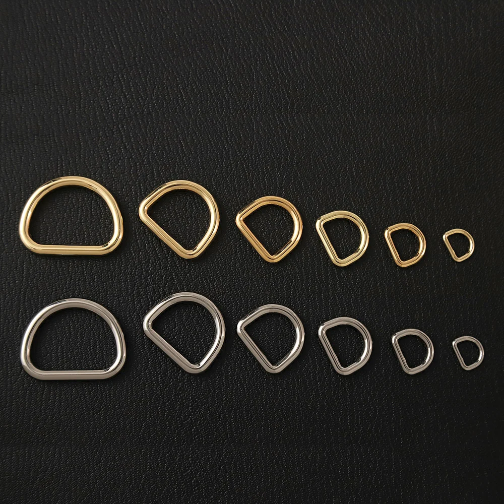 10pcs New Strong Thick Metal D Ring Zinc Alloy Buckle | WUTA
