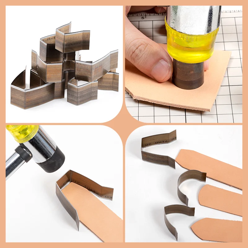 10Pcs Sharp Leather Strap Cutting Mold | WUTA