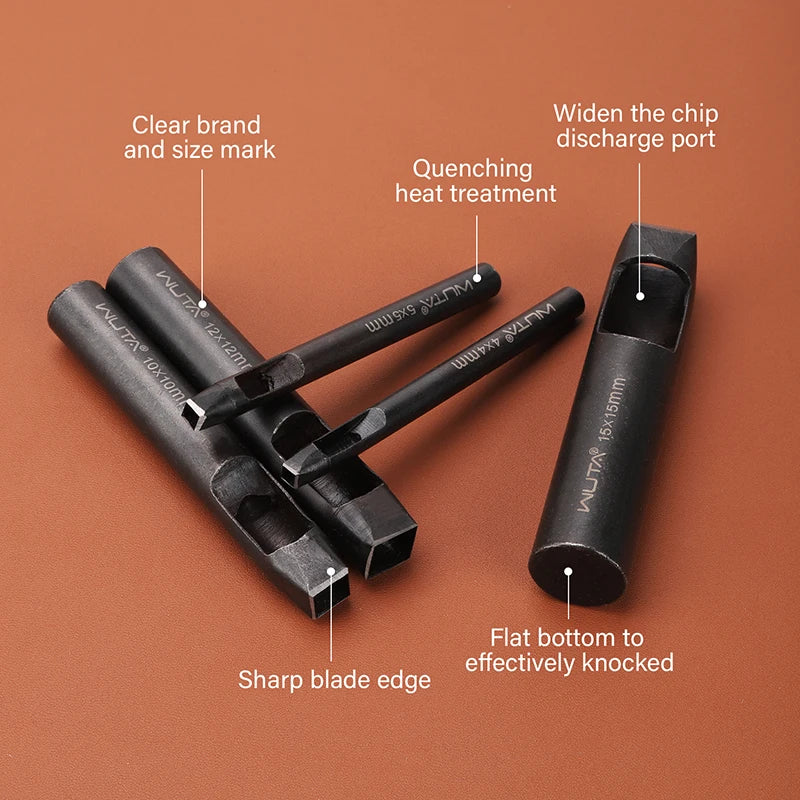 Square Leather Punch Oblong Punching Tool | WUTA