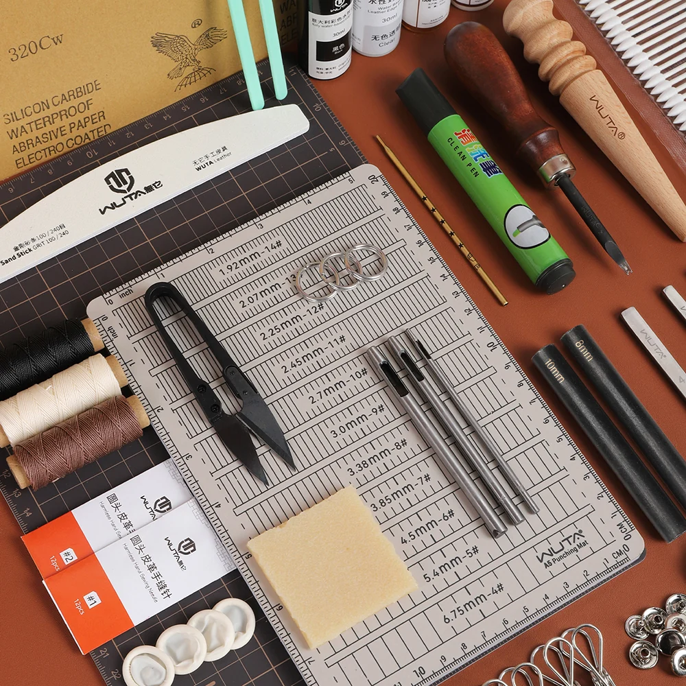 New 24pcs Basic Leather Craft Tool Set | WUTA
