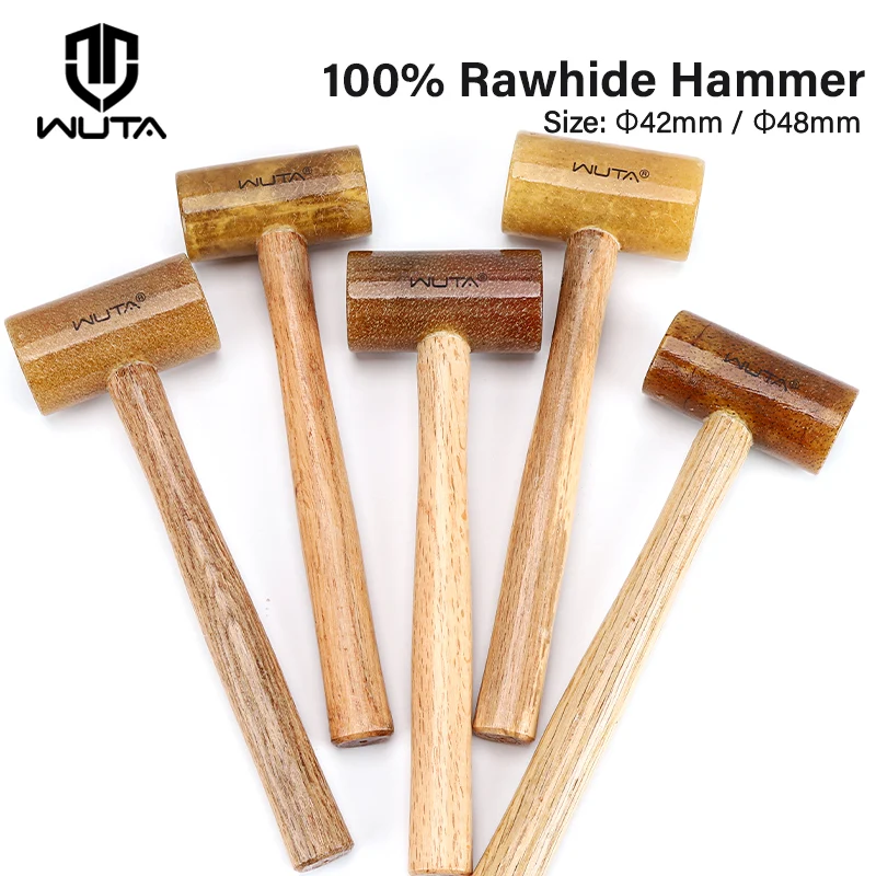 Rawhide-head Mallet Leather Craft Hammer | WUTA