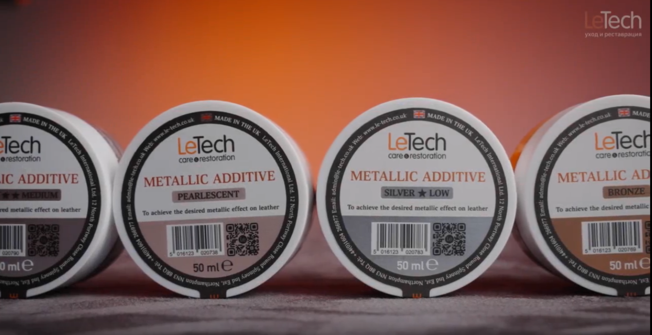 Краска для кожи металлик Leather Metallic Additive