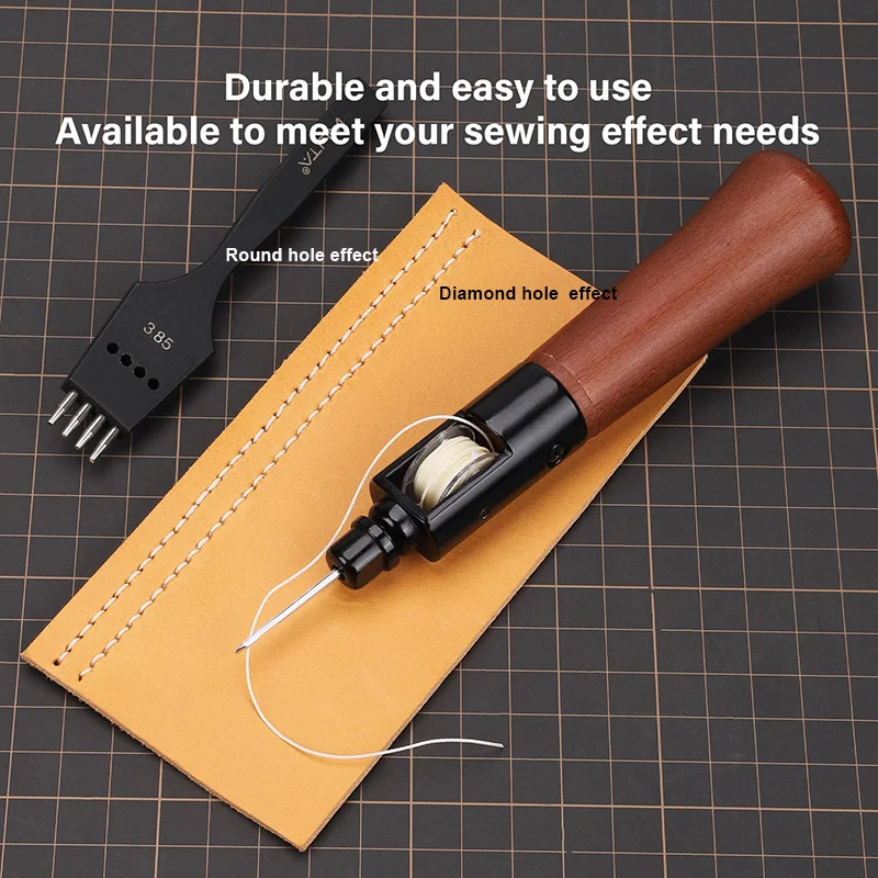Leather Sewing Awl Kit Leathercraft Stitch Awl Tool Set | WUTA