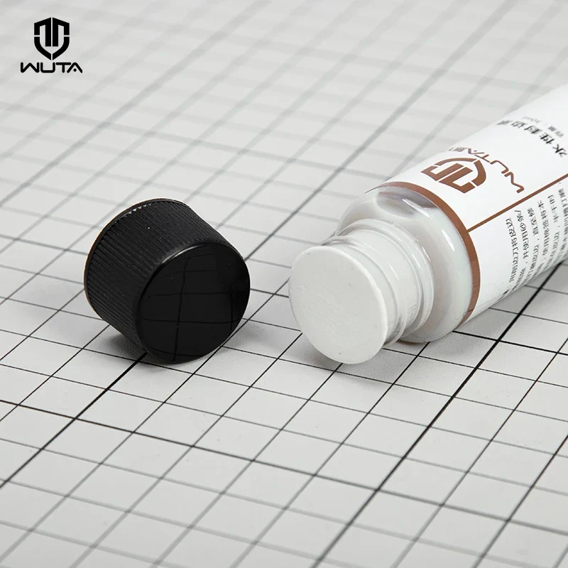 WUTA 1x30ml Leather Surface Treatment Agent Tan-Kote Leather Dye Protective Wax Finish Carnauba Creme White Foggy Waxed Coating