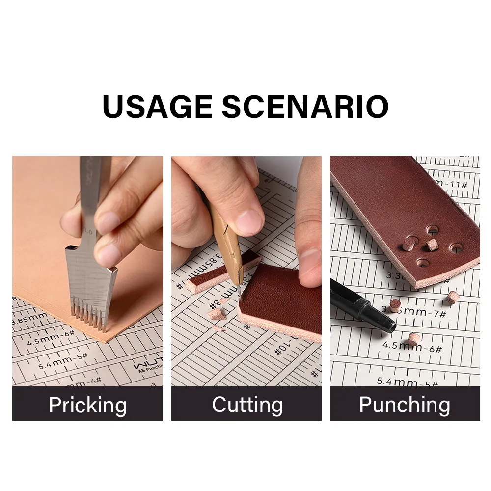 WUTA Self Healing PVC Cutting Mat Double-Sided Gridded Rotary Cutting Board