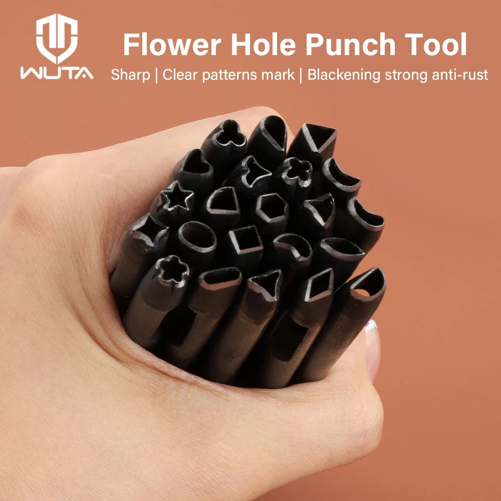 5mm Flower Leather Belt Hole Puncher DIY Craft for Leather| WUTA