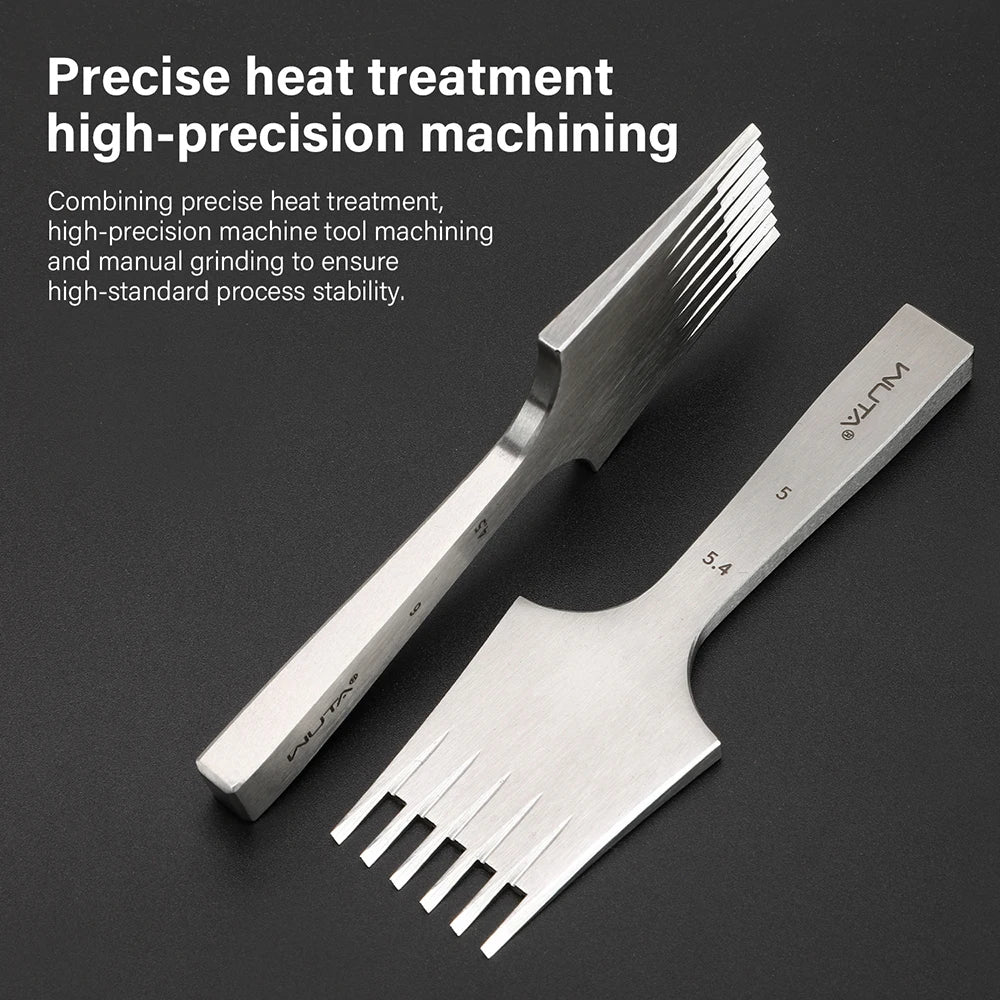 Leather Chisel Punch French Style Pricking Iron Punching Tool 1.92-6.75mm|WUTA