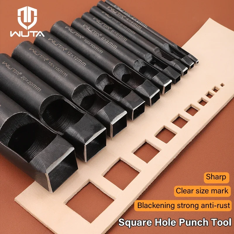 Square Leather Punch Oblong Punching Tool | WUTA