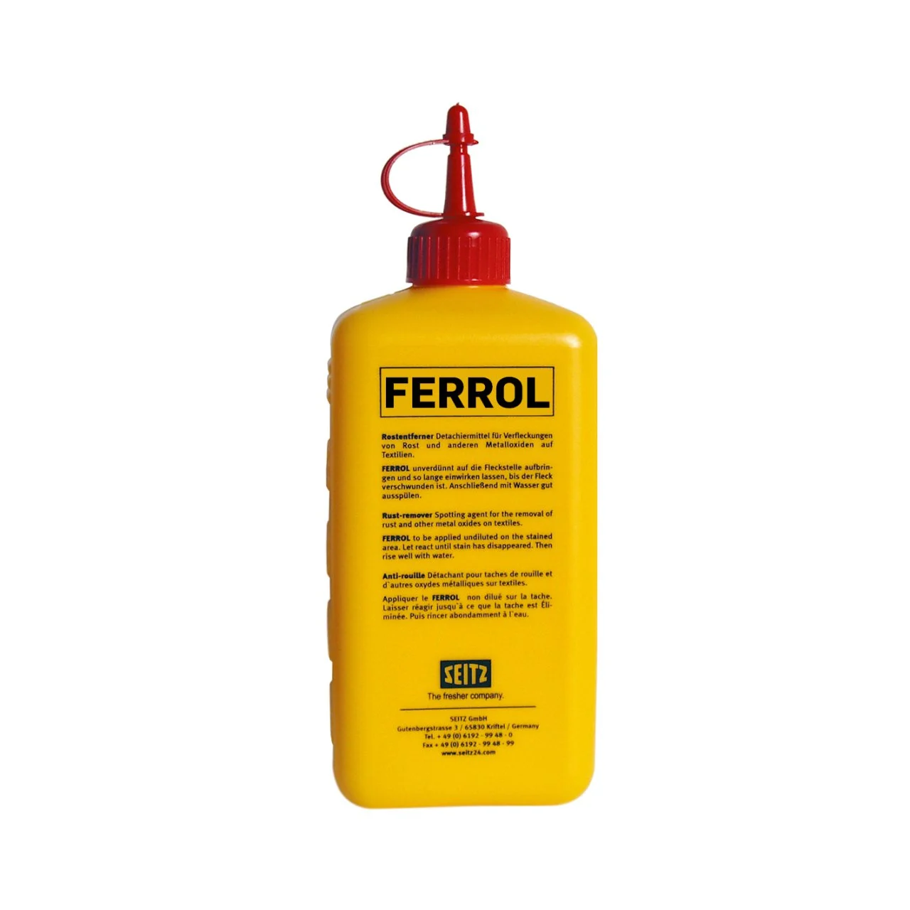 FERROL – Stain Remover for Rust and Other Metal Oxide Stains |500 ML| SEITZ