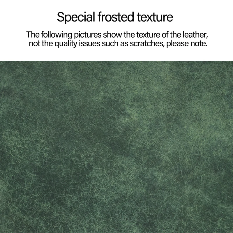 1/3 Sq.ft Vintage Frosted Vegetable tanned Cowhide Leather First Layer Genuine Leather | WUTA