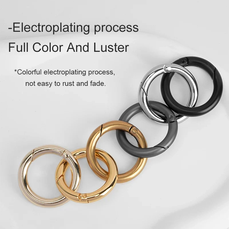 O Ring Carabiner Keychain Fob Connector Snap Hook Clip for Bags | WUTA
