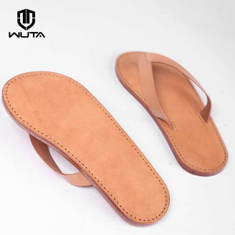 WT726 Men Flops Unisex Slipper Shoes Kraft Paper Template | WUTA
