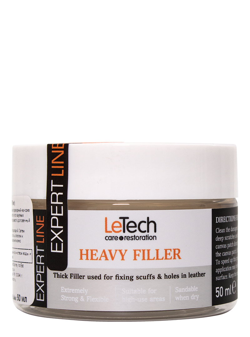 Жидкая кожа для ремонта (густой состав) Leather Heavy Filler
