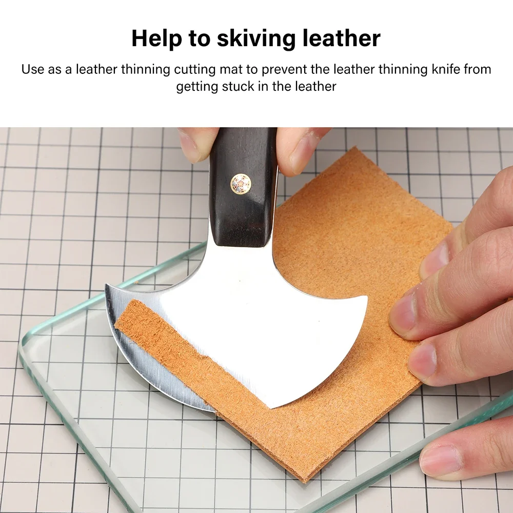 Leather Burnisher Craft Tools Glass Slicker for Burnishing Polishing Board Leather Finish Tokonole Gum Tool|WUTA