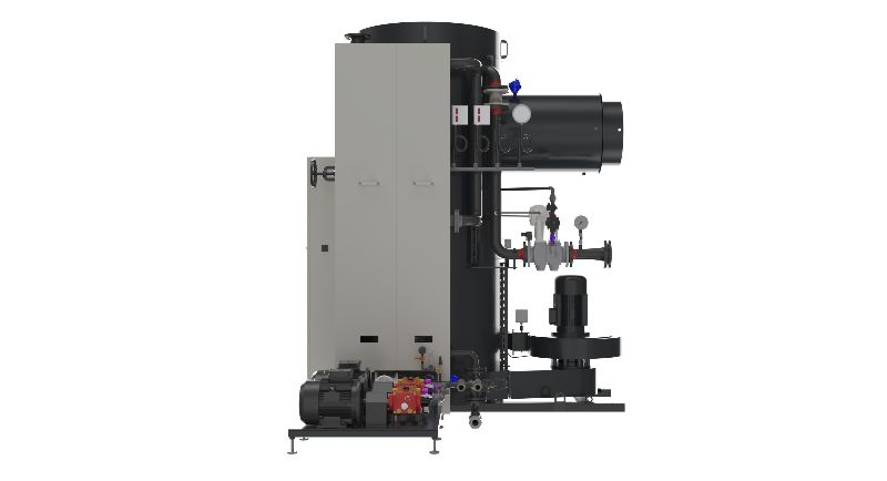 SteamTechnic V seriyası dik tipli buxar generatoru