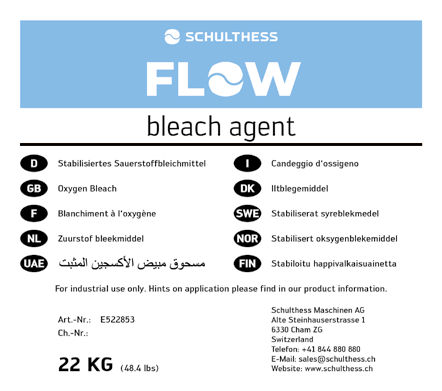 SCHULTHESS FLOW bleach agent — şəkil 1