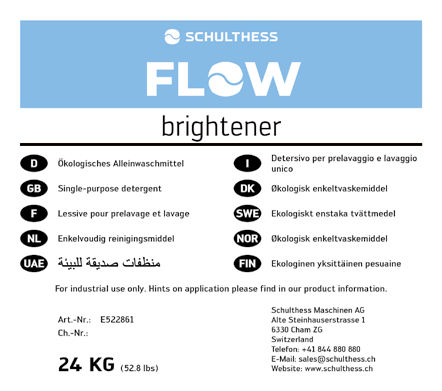 SCHULTHESS FLOW brightener — şəkil 1