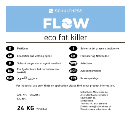 SCHULTHESS FLOW eco fat killer — şəkil 1